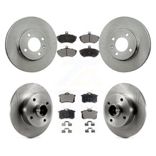 Charger l'image dans la galerie, Front Rear Disc Brake Rotors Hub And Ceramic Pads Kit For Volkswagen Golf Passat