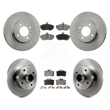 Load image into Gallery viewer, Front Rear Disc Brake Rotor Hub Assembly &amp; Ceramic Pad Kit For Volkswagen Cabrio