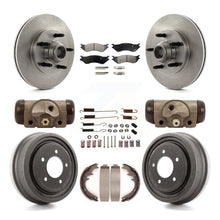 Charger l&#39;image dans la galerie, [Front+Rear] 1999-2001 Ford F-150 RWD Premium OE Brake Rotor Drum Kit &amp; Ceramic Pads For Max Braking