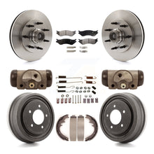 Charger l&#39;image dans la galerie, [Front+Rear] 1999 Ford F-150 RWD Premium OE Brake Rotor Drum Kit &amp; Ceramic Pads For Max Braking