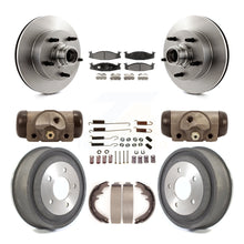 Load image into Gallery viewer, Front Rear Brake Rotors Ceramic Pad Drum Kit (9Pc) For Ford E-150 Econoline Club