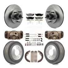Charger l&#39;image dans la galerie, [Front+Rear] 2004 Ford E-150 Premium OE Brake Rotor Drum Kit &amp; Ceramic Pads For Max Braking