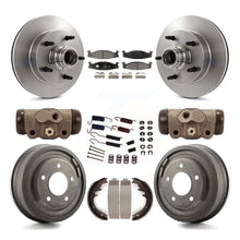 Load image into Gallery viewer, Front Rear Brake Rotor Ceramic Pad Drum Kit (9Pc) For Ford F-150 E-150 Econoline