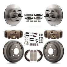 Charger l'image dans la galerie, Front Rear Brake Rotors Ceramic Pad Drum Kit (9Pc) For Ford E-150 Econoline Club