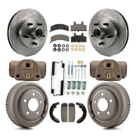 Front Rear Brake Rotor Ceramic Pad & Drum Kit (9Pc) For Chevrolet C1500 Suburban