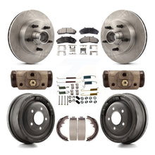 Charger l'image dans la galerie, Front Rear Disc Brake Rotors Ceramic Pads And Drum Kit (9Pc) For Mazda B4000