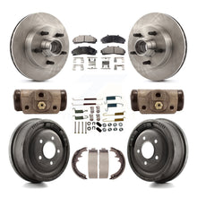 Load image into Gallery viewer, Front Rear Disc Brake Rotors Ceramic Pads And Drum Kit (9Pc) For Mazda B4000