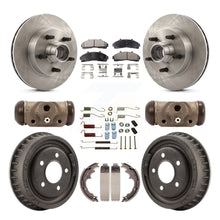 Charger l'image dans la galerie, Front Rear Disc Brake Rotors Ceramic Pads And Drum Kit (9Pc) For Mazda B4000
