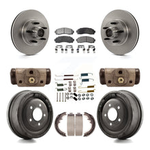 Charger l&#39;image dans la galerie, [Front+Rear] 06-09 Ford Ranger RWD Premium OE Brake Rotor Drum Kit &amp; Ceramic Pads For Max Braking