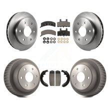 Charger l'image dans la galerie, Front Rear Disc Brake Rotors Ceramic Pads And Drum Kit For Chevrolet K2500