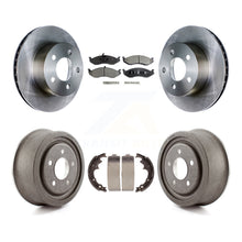 Load image into Gallery viewer, Front Rear Disc Brake Rotors Ceramic Pad And Drum Kit For Jeep Wrangler Cherokee