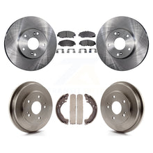 Charger l&#39;image dans la galerie, [Front+Rear] 2011 Honda Civic GX Premium OE Brake Rotor Drum Kit &amp; Ceramic Pads For Max Braking