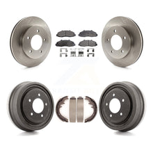 Load image into Gallery viewer, Front Rear Disc Brake Rotors Ceramic Pads And Drum Kit For Ford F-150 4WD
