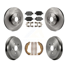 Load image into Gallery viewer, Front Rear Disc Brake Rotors Ceramic Pads And Drum Kit For Toyota Celica