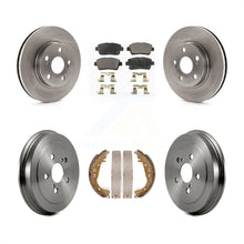 Charger l'image dans la galerie, Front Rear Disc Brake Rotors Ceramic Pads And Drum Kit For 2000 Toyota Celica GT