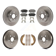 Load image into Gallery viewer, Front Rear Disc Brake Rotors Ceramic Pads And Drum Kit For 2000 Toyota Celica GT
