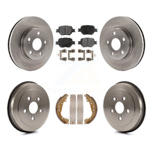 Load image into Gallery viewer, Front Rear Disc Brake Rotors Ceramic Pads And Drum Kit For 2001 Toyota Celica GT