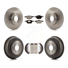 Charger l'image dans la galerie, [Front+Rear] 2010-2013 Ford Transit Connect Premium OE Brake Rotor Drum Kit &amp; Ceramic Pads For Max Braking