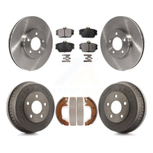 Charger l'image dans la galerie, Front Rear Disc Brake Rotor Ceramic Pad &amp; Drum Kit For Ford Taurus Mercury Sable