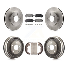 Load image into Gallery viewer, Front Rear Disc Brake Rotors Ceramic Pads And Drum Kit For Pontiac Aztek