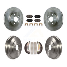 Charger l'image dans la galerie, [Front+Rear] 2018-2020 Chevrolet Sonic Premium OE Brake Rotor Drum Kit &amp; Ceramic Pads For Max Braking