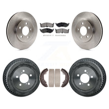 Charger l'image dans la galerie, Front Rear Disc Brake Rotors Ceramic Pad And Drum Kit For Chrysler Grand Voyager