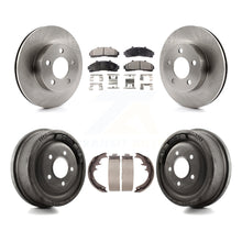 Load image into Gallery viewer, Front Rear Brake Rotors Ceramic Pad &amp; Drum Kit For Ford Ranger Mazda B3000 B4000