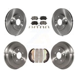Front Rear Disc Brake Rotors Ceramic Pads And Drum Kit For Chevrolet HHR