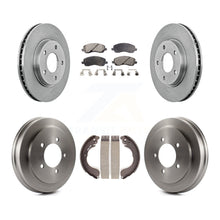 Charger l'image dans la galerie, Front Rear Disc Brake Rotors Ceramic Pads And Drum Kit For Dodge Caliber