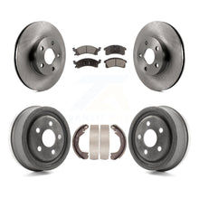 Load image into Gallery viewer, Front Rear Disc Brake Rotors Ceramic Pads And Drum Kit For Chevrolet Beretta