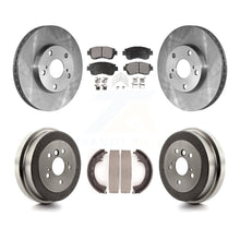 Load image into Gallery viewer, Front Rear Disc Brake Rotors Ceramic Pads And Drum Kit For Toyota Camry