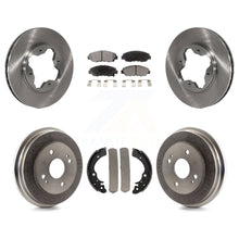 Charger l'image dans la galerie, Front Rear Disc Brake Rotors Ceramic Pads And Drum Kit For Honda Accord
