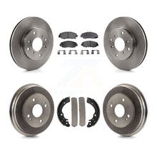 Charger l'image dans la galerie, Front Rear Brake Rotor Ceramic Pad And Drum Kit For Honda Accord Sedan with 2.3L