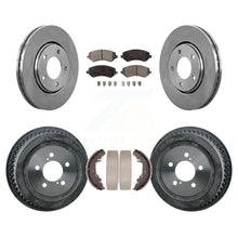 Load image into Gallery viewer, Front Rear Brake Rotors Ceramic Pad &amp; Drum Kit For Dodge Chrysler Town Country