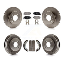 Load image into Gallery viewer, [Front+Rear] 2003-2005 Hyundai Accent Premium OE Brake Rotor Drum Kit &amp; Ceramic Pads For Max Braking