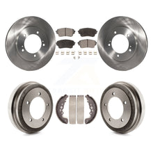 Load image into Gallery viewer, Front Rear Disc Brake Rotors Ceramic Pads And Drum Kit For Suzuki Grand Vitara