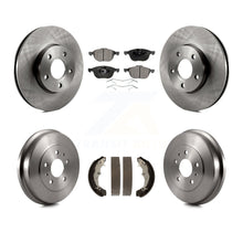 Charger l'image dans la galerie, Front Rear Disc Brake Rotors Ceramic Pads And Drum Kit For Ford Focus