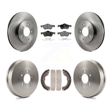 Charger l&#39;image dans la galerie, [Front+Rear] 2008 Mazda Tribute Premium OE Brake Rotor Drum Kit &amp; Ceramic Pads For Max Braking