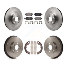 Charger l'image dans la galerie, Front Rear Disc Brake Rotor Ceramic Pad And Drum Kit For Subaru Forester Impreza