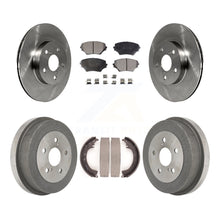 Charger l'image dans la galerie, Front Rear Disc Brake Rotors Ceramic Pads And Drum Kit For Toyota RAV4