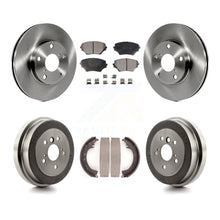 Charger l&#39;image dans la galerie, [Front+Rear] 01-02 Toyota RAV4 GAS engine Premium OE Brake Rotor Drum Kit &amp; Ceramic Pads For Max Braking