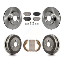 Load image into Gallery viewer, Front Rear Disc Brake Rotors Ceramic Pads And Drum Kit For Toyota RAV4