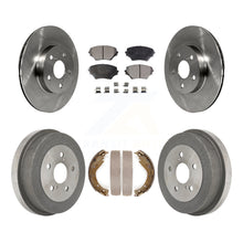 Charger l'image dans la galerie, Front Rear Disc Brake Rotors Ceramic Pads And Drum Kit For Toyota RAV4