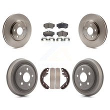 Charger l'image dans la galerie, [Front+Rear] 2003 Dodge Neon SRT-4 Premium OE Brake Rotor Drum Kit &amp; Ceramic Pads For Max Braking