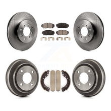 Charger l'image dans la galerie, Front Rear Disc Brake Rotors Ceramic Pads And Drum Kit For Honda Civic