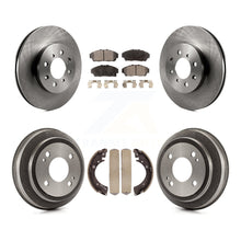Charger l'image dans la galerie, Front Rear Disc Brake Rotors Ceramic Pads And Drum Kit For Honda Civic