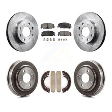 Load image into Gallery viewer, Front Rear Disc Brake Rotors Ceramic Pads And Drum Kit For Honda Civic