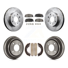 Load image into Gallery viewer, Front Rear Disc Brake Rotors Ceramic Pads And Drum Kit For Honda Civic
