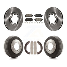 Load image into Gallery viewer, Front Rear Brake Rotor Ceramic Pad &amp; Drum Kit For Nissan Pathfinder INFINITI QX4