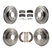 Load image into Gallery viewer, Front Rear Disc Brake Rotors Ceramic Pads And Drum Kit For Mitsubishi Lancer